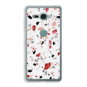 CaseCompany Terrazzo N°12: Sony Xperia XZ2 Compact Transparant Hoesje