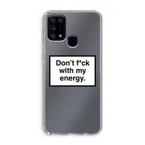 CaseCompany My energy: Samsung Galaxy M31 Transparant Hoesje