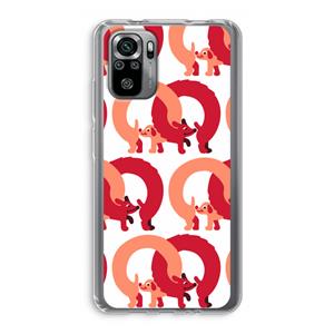 CaseCompany Dogs: Xiaomi Redmi Note 10S Transparant Hoesje