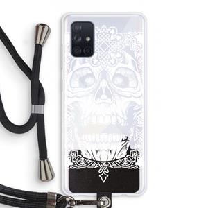 CaseCompany Seek & Destroy: Samsung Galaxy A71 Transparant Hoesje met koord