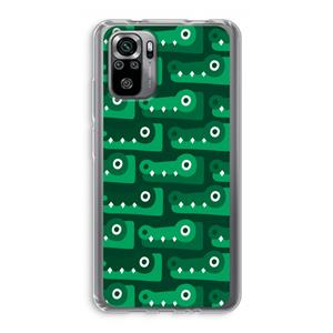 CaseCompany Crocs: Xiaomi Redmi Note 10S Transparant Hoesje
