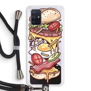 CaseCompany Diet Coke Please: Samsung Galaxy A71 Transparant Hoesje met koord