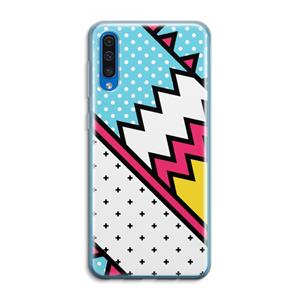 CaseCompany Pop Art #2: Samsung Galaxy A50 Transparant Hoesje