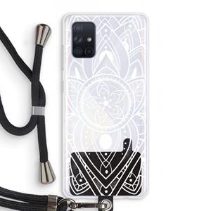 CaseCompany It's Complicated: Samsung Galaxy A71 Transparant Hoesje met koord