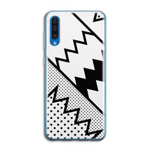 CaseCompany Pop Art #5: Samsung Galaxy A50 Transparant Hoesje