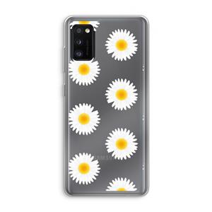 CaseCompany Margrietjes: Samsung Galaxy A41 Transparant Hoesje