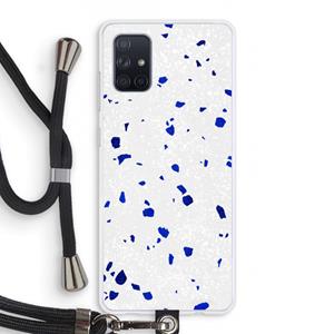 CaseCompany Terrazzo N°5: Samsung Galaxy A71 Transparant Hoesje met koord