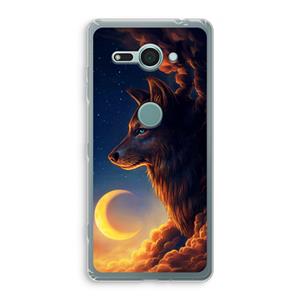 CaseCompany Night Guardian: Sony Xperia XZ2 Compact Transparant Hoesje