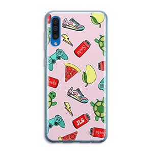 CaseCompany Things Jamie Loves: Samsung Galaxy A50 Transparant Hoesje