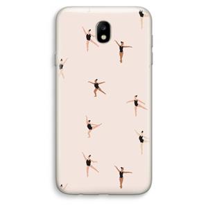 CaseCompany Dancing #1: Samsung Galaxy J7 (2017) Transparant Hoesje