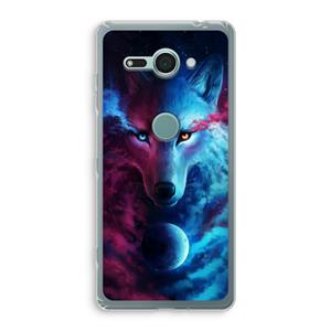 CaseCompany Where Light And Dark Meet: Sony Xperia XZ2 Compact Transparant Hoesje