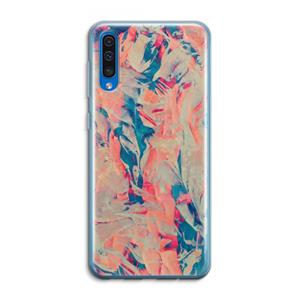 CaseCompany Alone: Samsung Galaxy A50 Transparant Hoesje