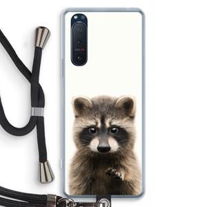CaseCompany Rocco: Sony Xperia 5 II Transparant Hoesje met koord