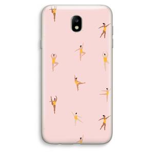 CaseCompany Dans #2: Samsung Galaxy J7 (2017) Transparant Hoesje