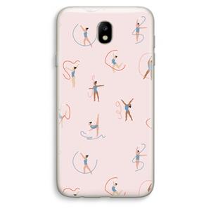 CaseCompany Dancing #3: Samsung Galaxy J7 (2017) Transparant Hoesje