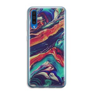 CaseCompany Chameleon Sun: Samsung Galaxy A50 Transparant Hoesje