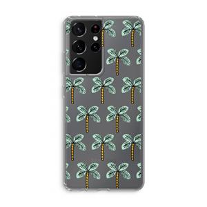 CaseCompany Paradise: Samsung Galaxy S21 Ultra Transparant Hoesje