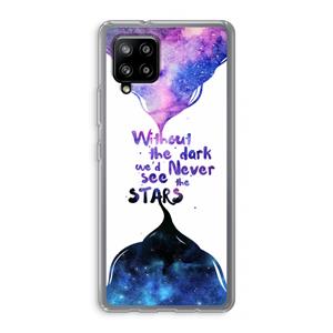 CaseCompany Stars quote: Samsung Galaxy A42 5G Transparant Hoesje