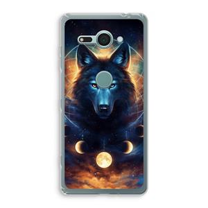 CaseCompany Wolf Dreamcatcher: Sony Xperia XZ2 Compact Transparant Hoesje