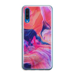 CaseCompany Earth And Ocean: Samsung Galaxy A50 Transparant Hoesje