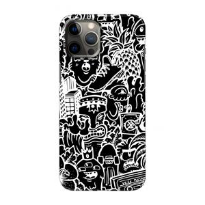CaseCompany Vexx Black Mixtape: Volledig geprint iPhone 12 Pro Max Hoesje