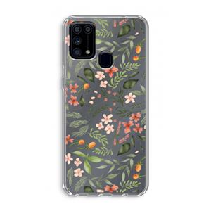 CaseCompany Sweet little flowers: Samsung Galaxy M31 Transparant Hoesje