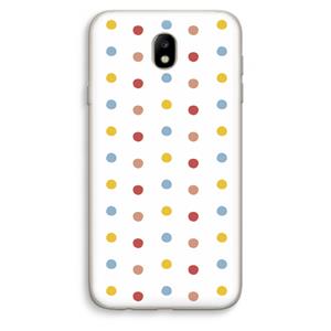 CaseCompany Bollen: Samsung Galaxy J7 (2017) Transparant Hoesje