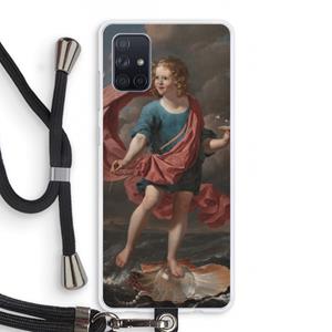 CaseCompany Soap Bubbles: Samsung Galaxy A71 Transparant Hoesje met koord