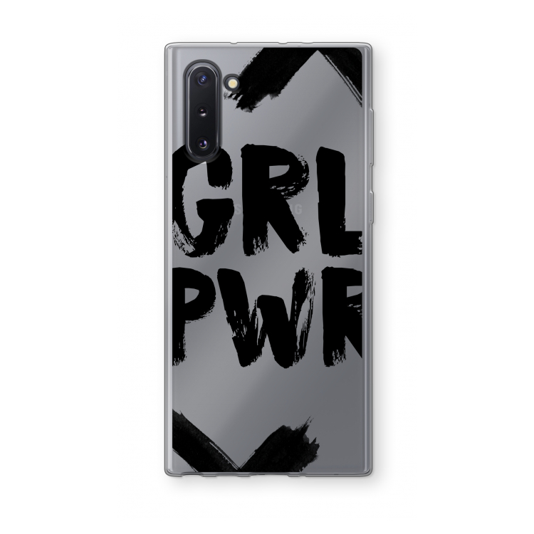 CaseCompany Girl Power #2: Samsung Galaxy Note 10 Transparant Hoesje