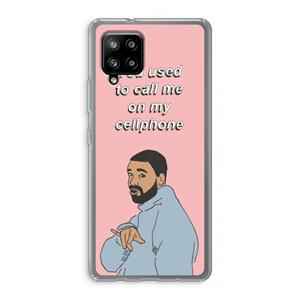 CaseCompany Hotline bling: Samsung Galaxy A42 5G Transparant Hoesje