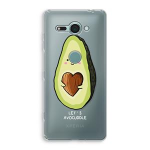 CaseCompany Avocuddle: Sony Xperia XZ2 Compact Transparant Hoesje