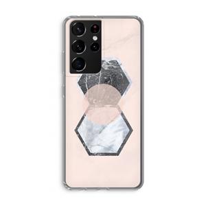 CaseCompany Creatieve toets: Samsung Galaxy S21 Ultra Transparant Hoesje