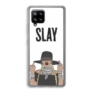 CaseCompany Slay All Day: Samsung Galaxy A42 5G Transparant Hoesje