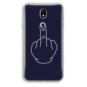 CaseCompany F**k U: Samsung Galaxy J7 (2017) Transparant Hoesje