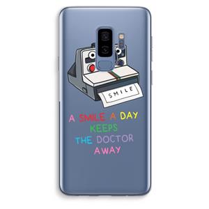 CaseCompany Smile: Samsung Galaxy S9 Plus Transparant Hoesje