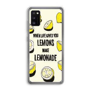 CaseCompany Lemonade: Samsung Galaxy A41 Transparant Hoesje