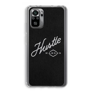 CaseCompany Hustle: Xiaomi Redmi Note 10S Transparant Hoesje