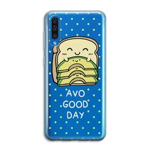 CaseCompany Avo Good Day: Samsung Galaxy A50 Transparant Hoesje