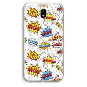 CaseCompany Pow Smack: Samsung Galaxy J7 (2017) Transparant Hoesje