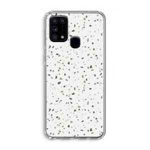 CaseCompany Terrazzo N°14: Samsung Galaxy M31 Transparant Hoesje