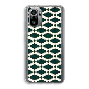 CaseCompany Moroccan tiles: Xiaomi Redmi Note 10S Transparant Hoesje