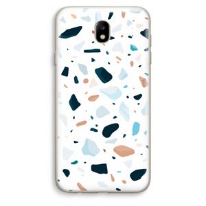 CaseCompany Terrazzo N°13: Samsung Galaxy J7 (2017) Transparant Hoesje