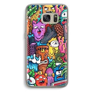 CaseCompany Vexx Mixtape: Samsung Galaxy S7 Transparant Hoesje