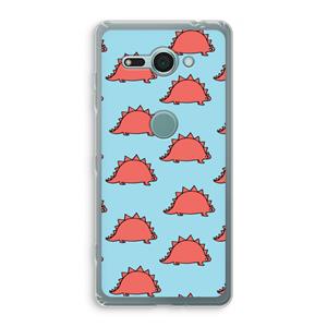 CaseCompany Dinosawrr: Sony Xperia XZ2 Compact Transparant Hoesje