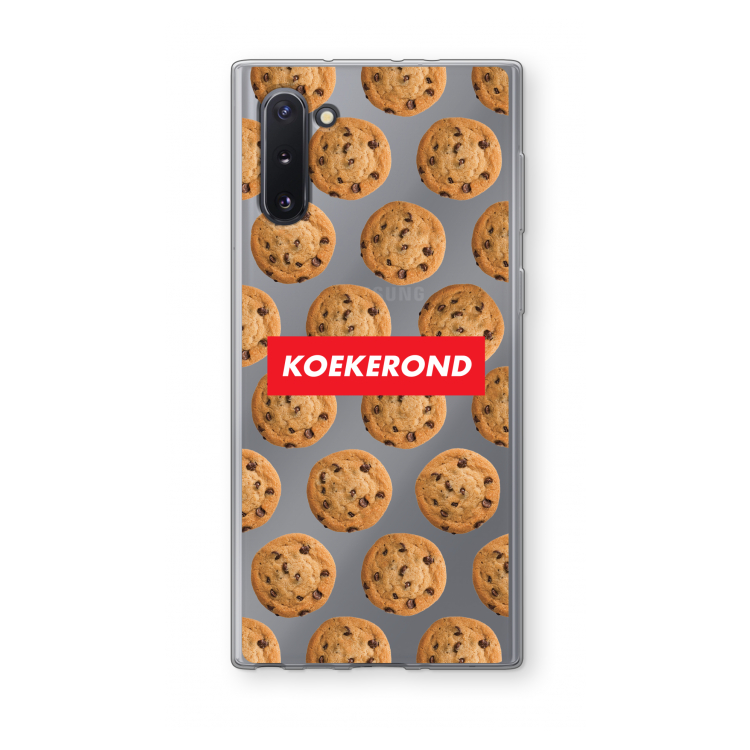 CaseCompany Koekerond: Samsung Galaxy Note 10 Transparant Hoesje