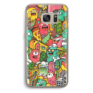 CaseCompany Vexx City: Samsung Galaxy S7 Transparant Hoesje