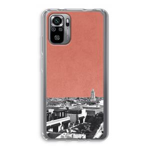 CaseCompany Marrakech Skyline : Xiaomi Redmi Note 10S Transparant Hoesje