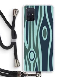 CaseCompany Bast B: Samsung Galaxy A71 Transparant Hoesje met koord