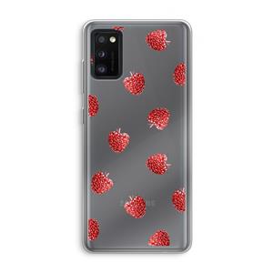 CaseCompany Framboosjes: Samsung Galaxy A41 Transparant Hoesje