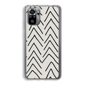 CaseCompany Marrakech Arrows: Xiaomi Redmi Note 10S Transparant Hoesje